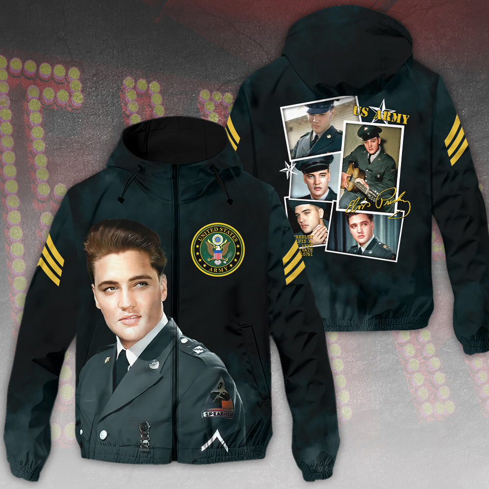 Sportswearmerch Elvis Presley Music Windbreaker Jacket For Fan