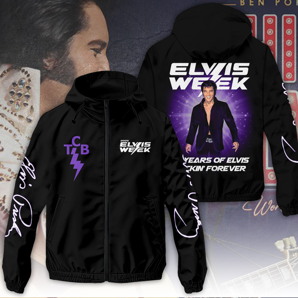 Sportswearmerch Elvis Presley Music Windbreaker Jacket For Fan