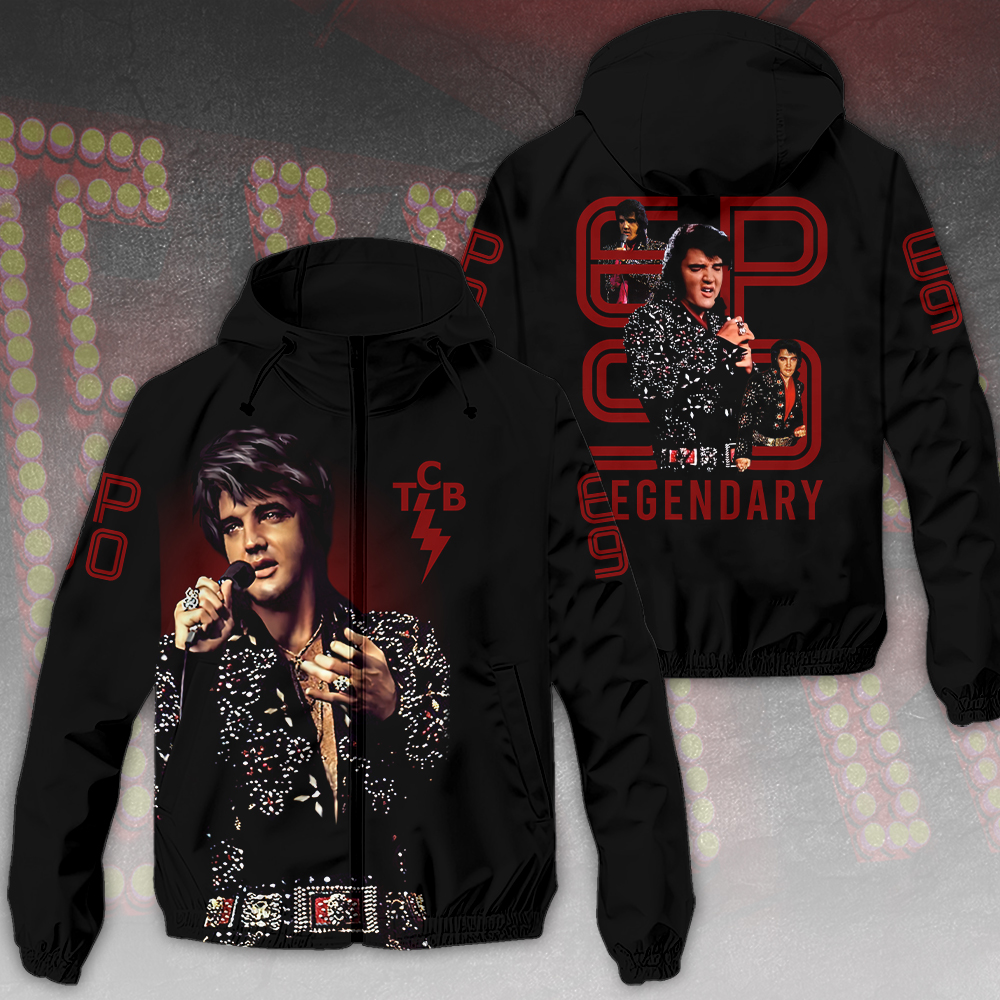 Sportswearmerch Elvis Presley Music Windbreaker Jacket For Fan