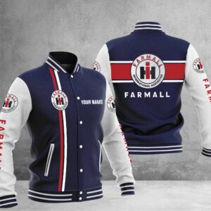 Sportswearmerch Farmall Tractor Baseball Jacket For Fan
