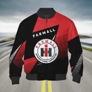 Sportswearmerch Farmall Tractor Bomber Jacket For Fan