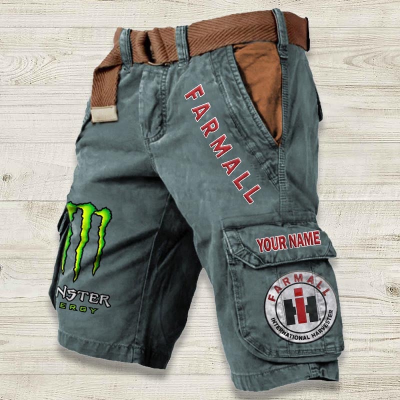 Sportswearmerch Farmall Tractor Denim Short For Fan