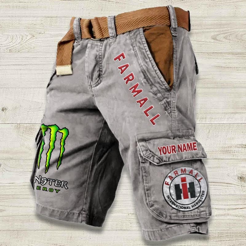 Sportswearmerch Farmall Tractor Denim Short For Fan