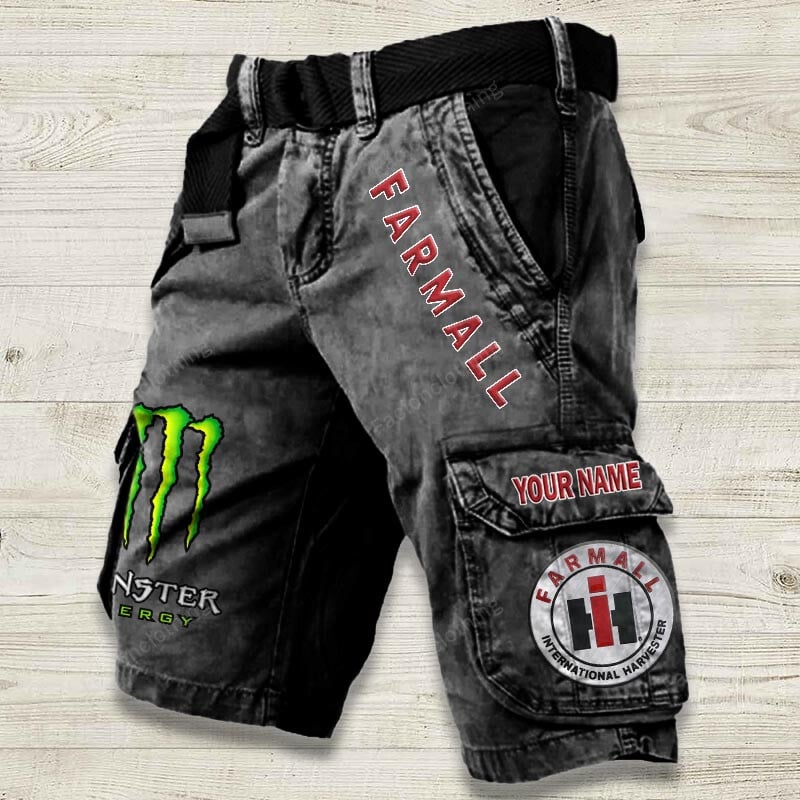 Sportswearmerch Farmall Tractor Denim Short For Fan