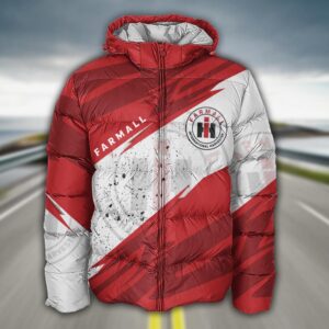 Sportswearmerch Farmall Tractor Puffer Jacket For Fan