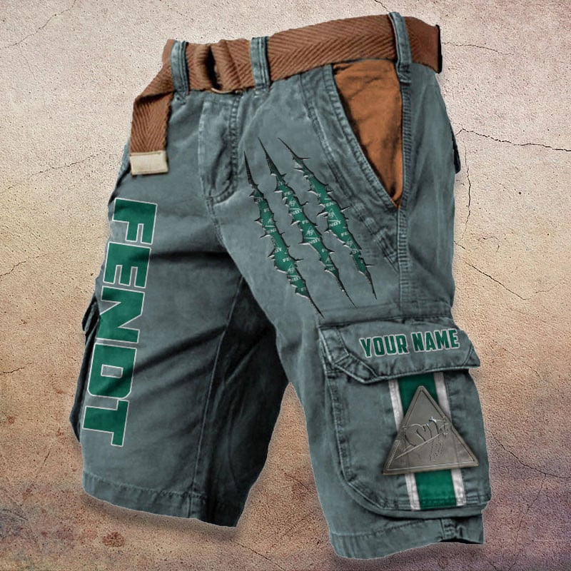 Sportswearmerch Fendt Tractor Denim Short For Fan