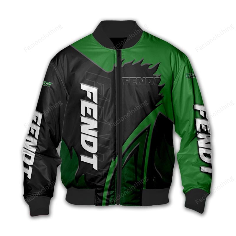 Sportswearmerch Fendt Tractor Personalized Bomber Jacket For Fan