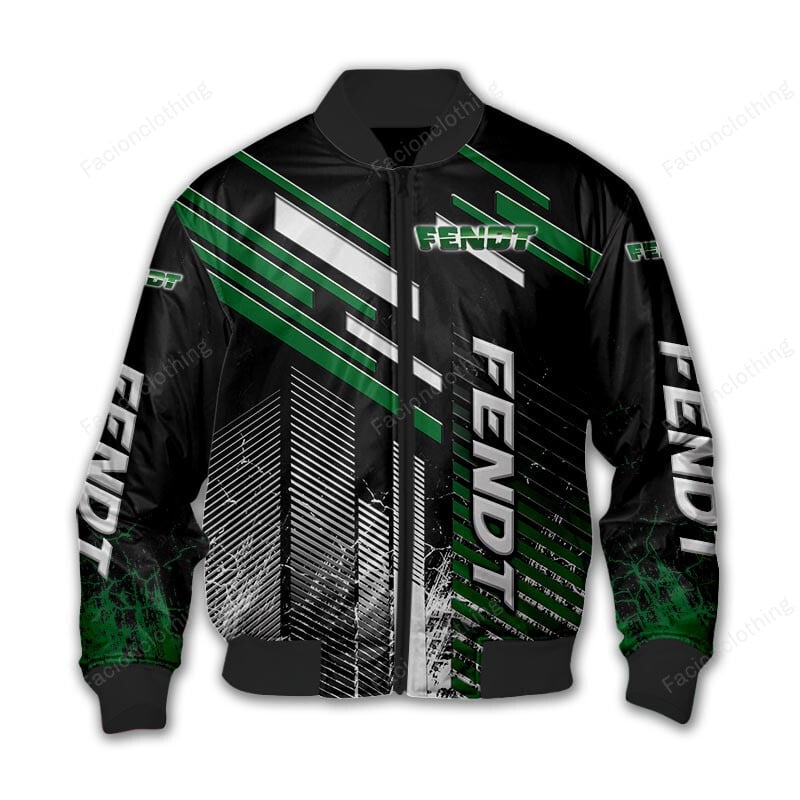 Sportswearmerch Fendt Tractor Personalized Bomber Jacket For Fan