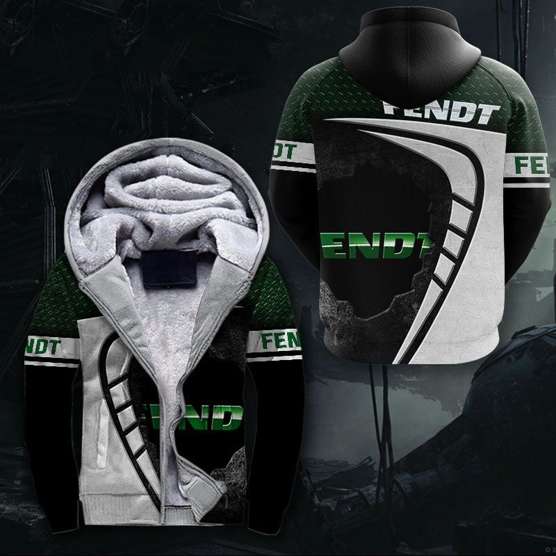 Sportswearmerch Fendt Tractor Personalized Fashion Fleece Zip Hoodie Jacket For Fan