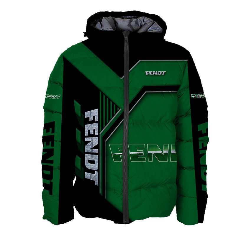 Sportswearmerch Fendt Tractor Personalized Fashion Puffer Jacket For Fan