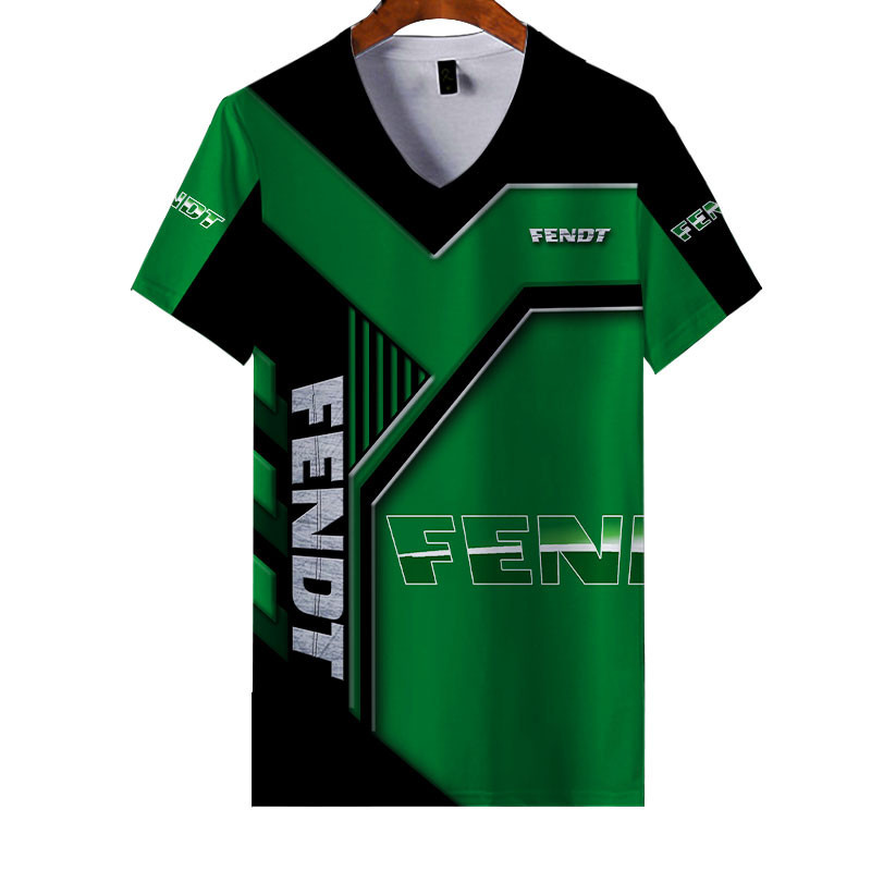 Sportswearmerch Fendt Tractor Personalized Fashion V-neck Women T-shirt For Fan