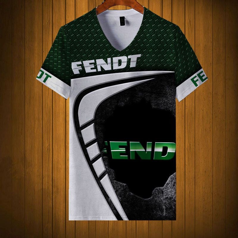 Sportswearmerch Fendt Tractor Personalized Fashion V-neck Women T-shirt For Fan