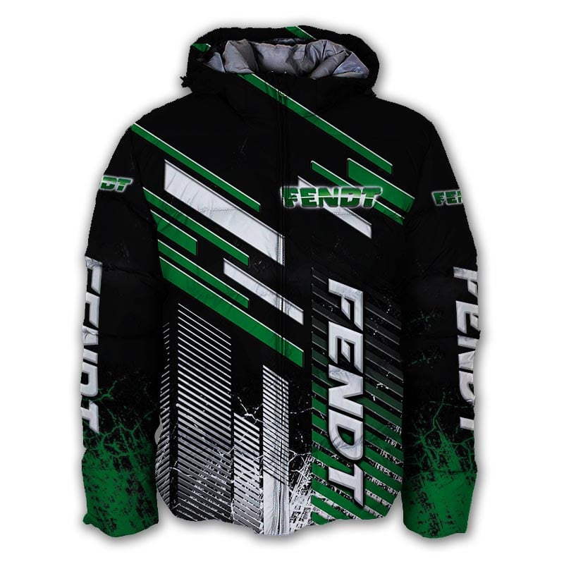 Sportswearmerch Fendt Tractor Personalized Puffer Jacket For Fan