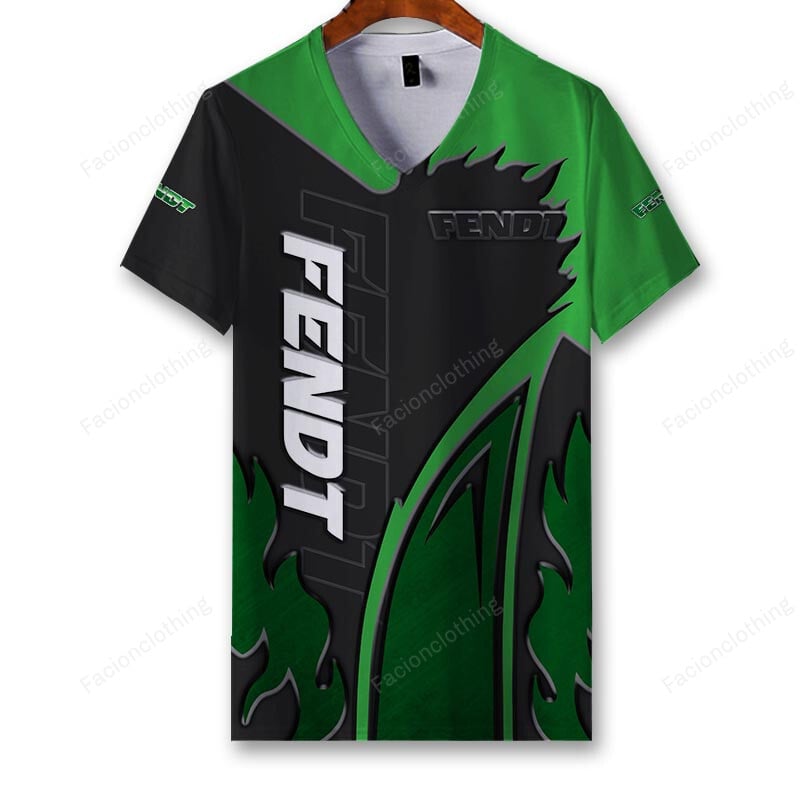 Sportswearmerch Fendt Tractor Personalized V-neck Women T-shirt For Fan