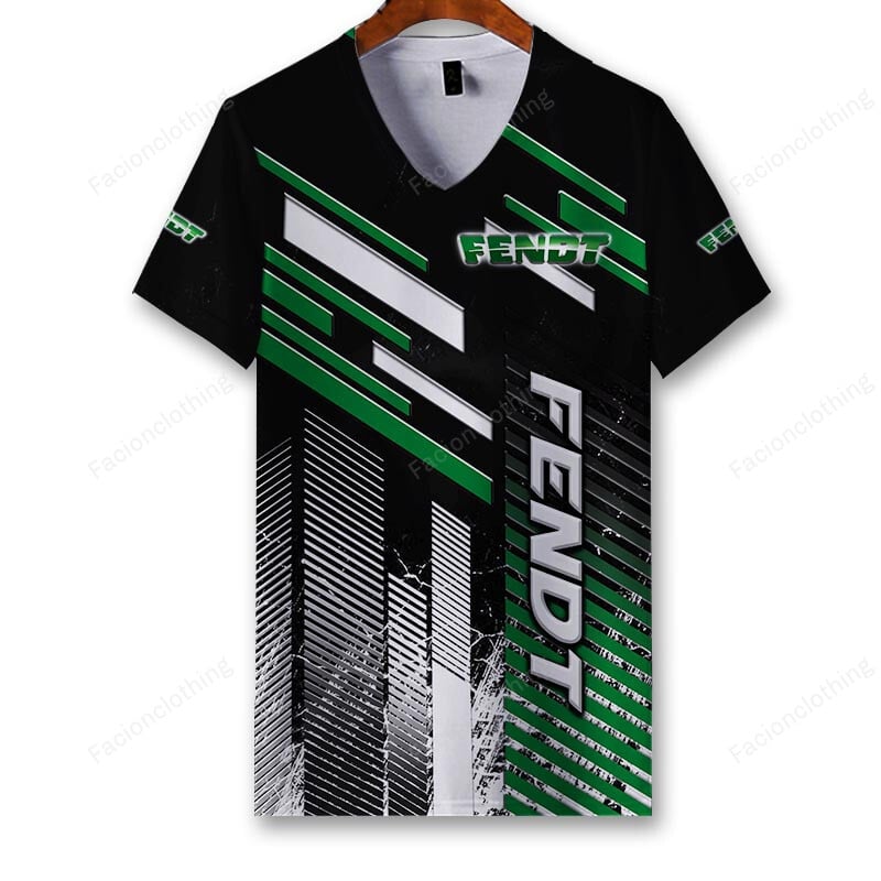 Sportswearmerch Fendt Tractor Personalized V-neck Women T-shirt For Fan