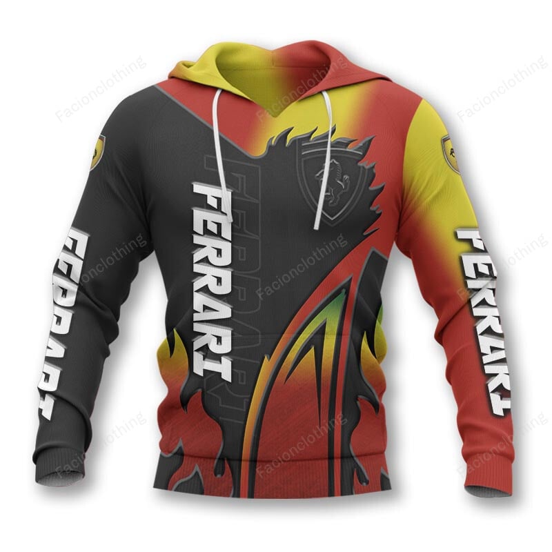 Sportswearmerch Ferrari Personalized Hoodie For Fan