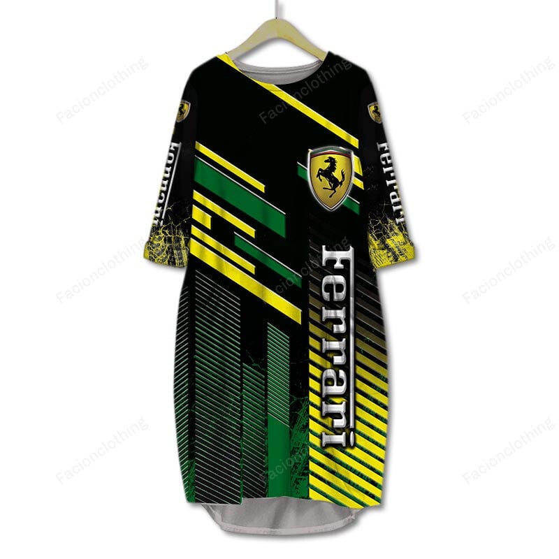 Sportswearmerch Ferrari Personalized Pocket Dress For Fan