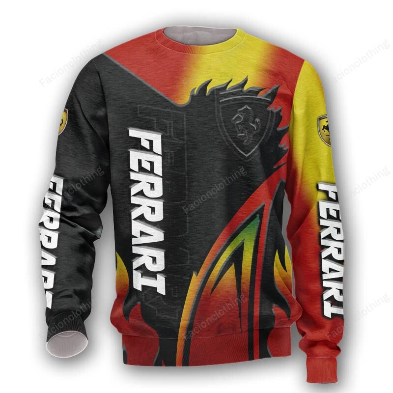 Sportswearmerch Ferrari Personalized Sweater For Fan