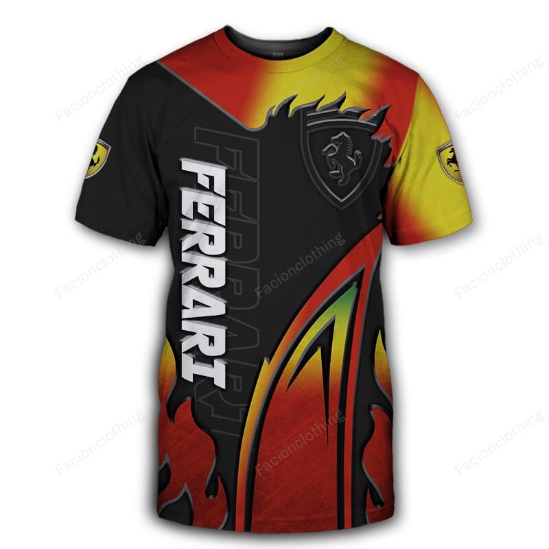 Sportswearmerch Ferrari Personalized T-shirt For Fan