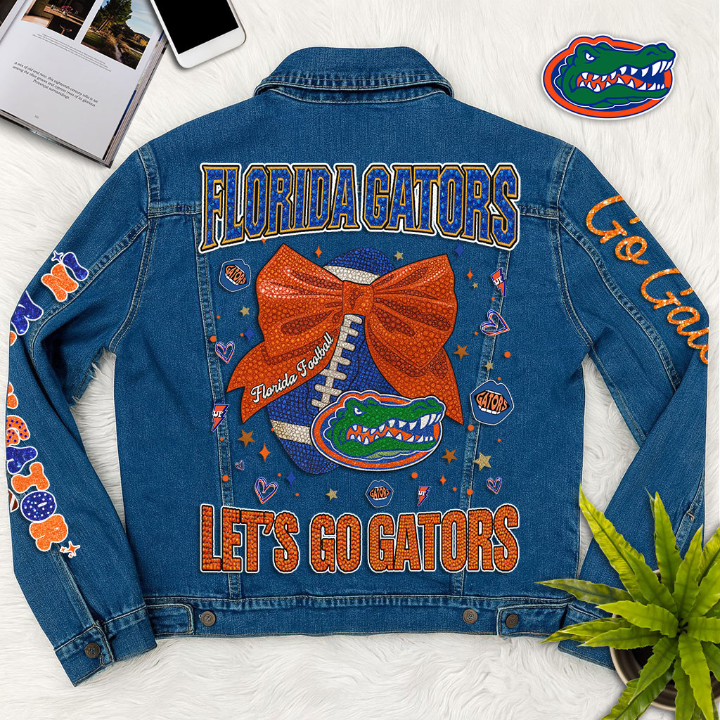 Sportswearmerch Florida Gators Denim Jacket Gift For Fans