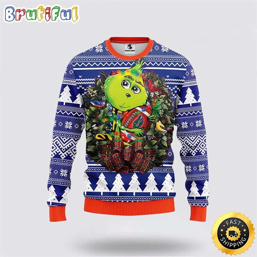 Sportswearmerch Florida Gators NCAA And Grinch Christmas Sweater For Fan