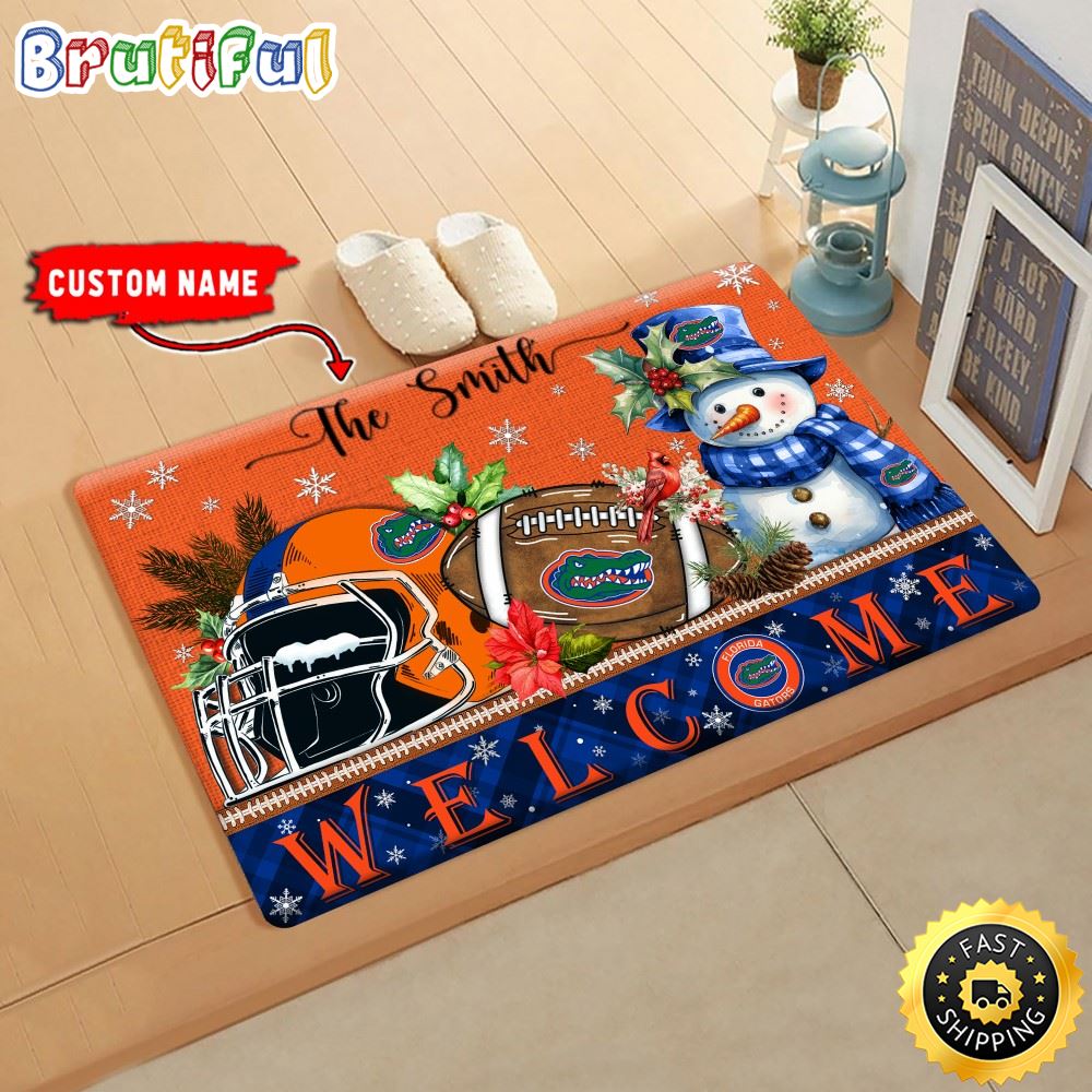 Sportswearmerch Florida Gators NCAA Christmas Doormat For Fan
