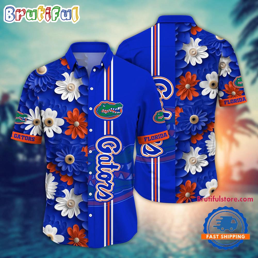 Sportswearmerch Florida Gators NCAA Flower Summer Personalized Hawaiian Shirt For Fan