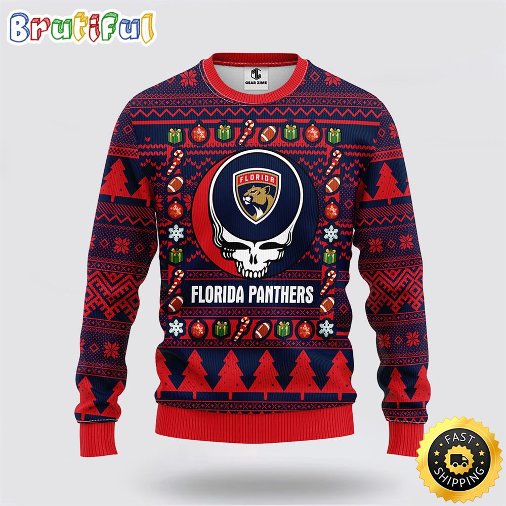 Sportswearmerch Florida Panthers NHL Christmas Fleece Sweater For Fan