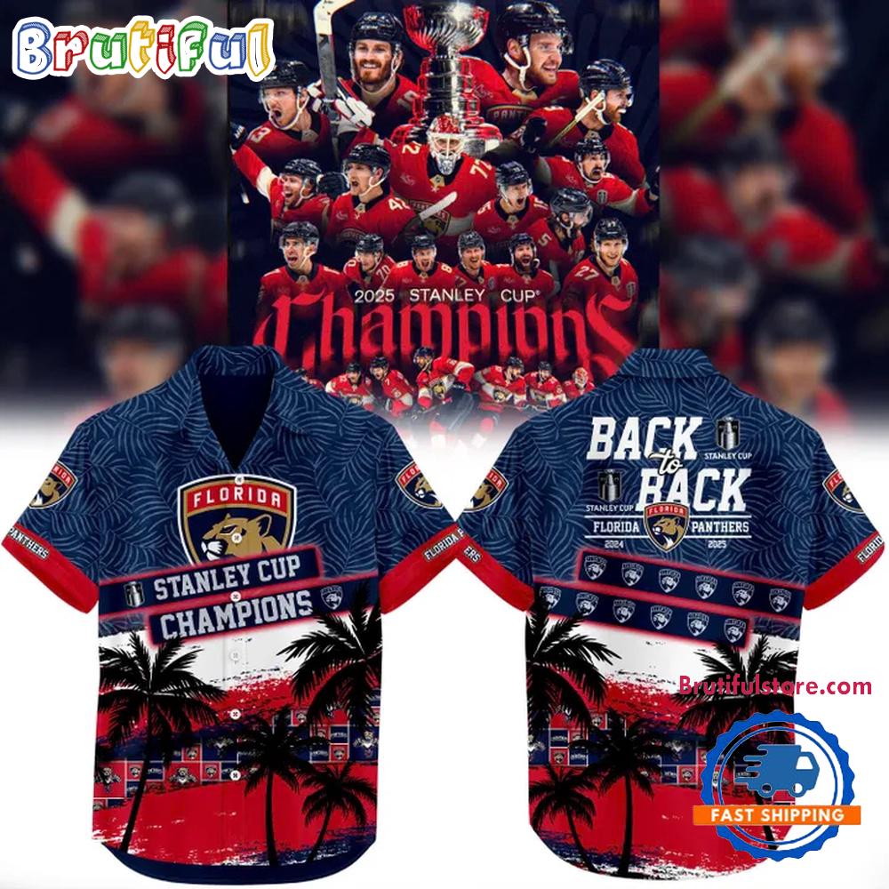 Sportswearmerch Florida Panthers NHL Personalized Hawaiian Shirt For Fan