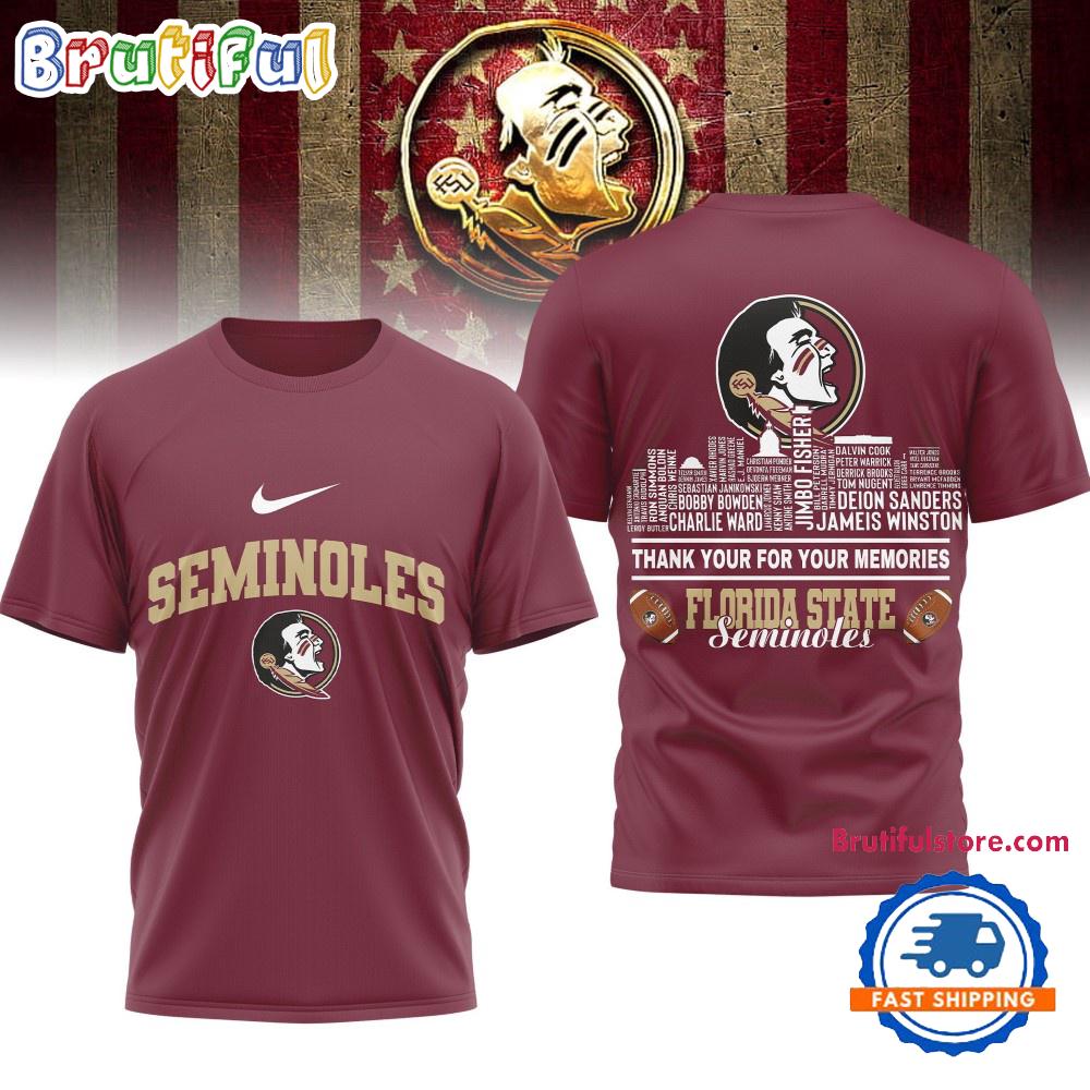 Sportswearmerch Florida State Seminoles NCAA Legends Of The Game 3D Shirt For Fan
