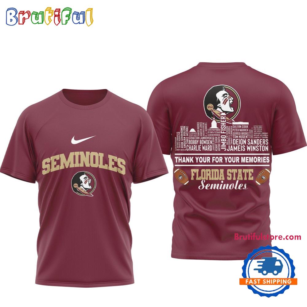Sportswearmerch Florida State Seminoles NCAA Legends of the Game Limited Edition T-Shirt For Fan