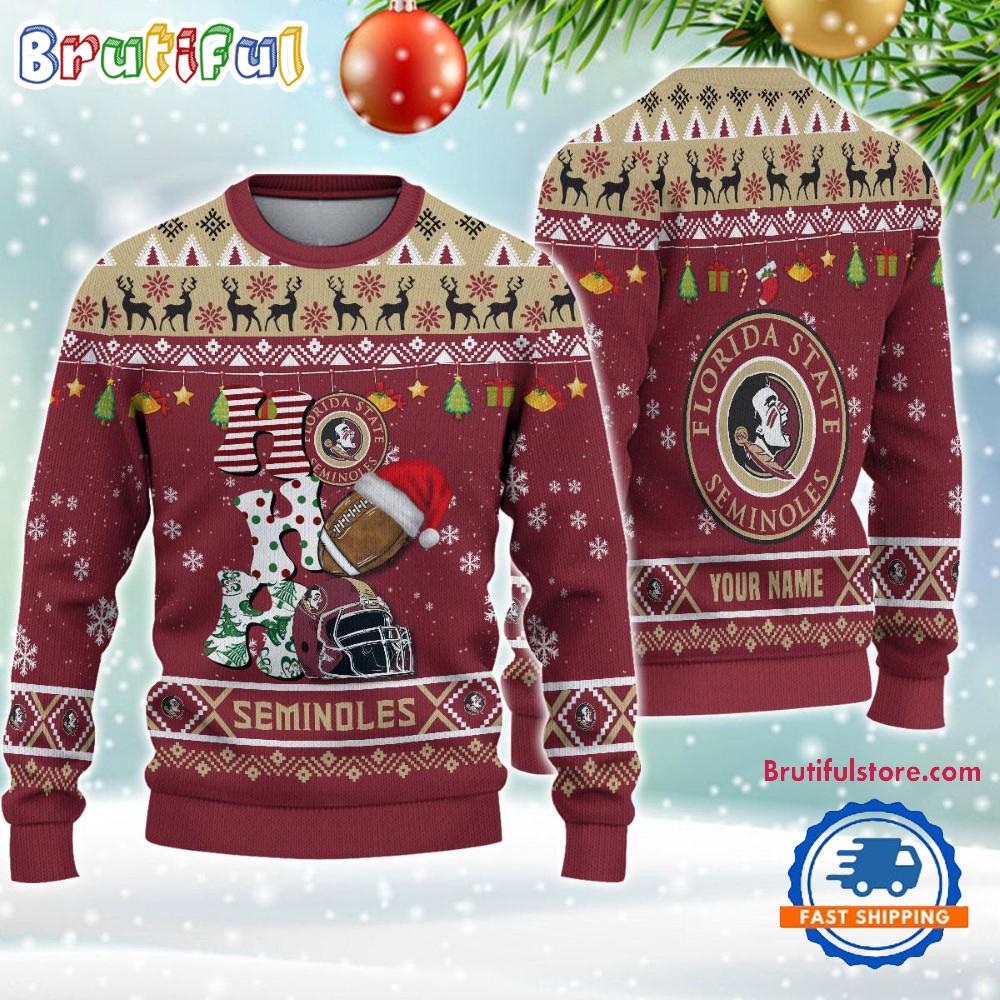 Sportswearmerch Florida State Seminoles NCAA Personalized Christmas Sweater For Fan