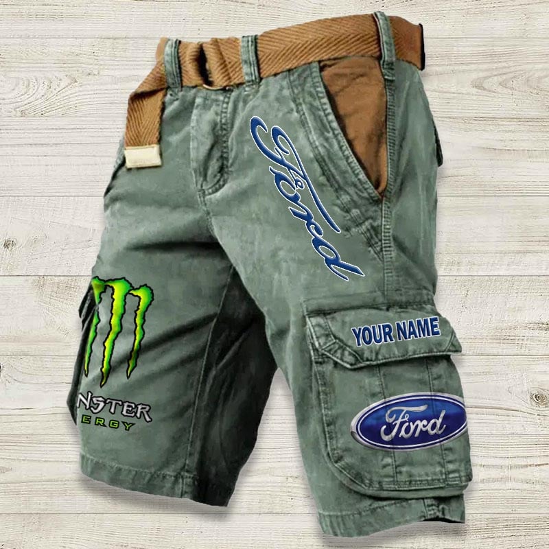 Sportswearmerch Ford Car Denim Short For Fan