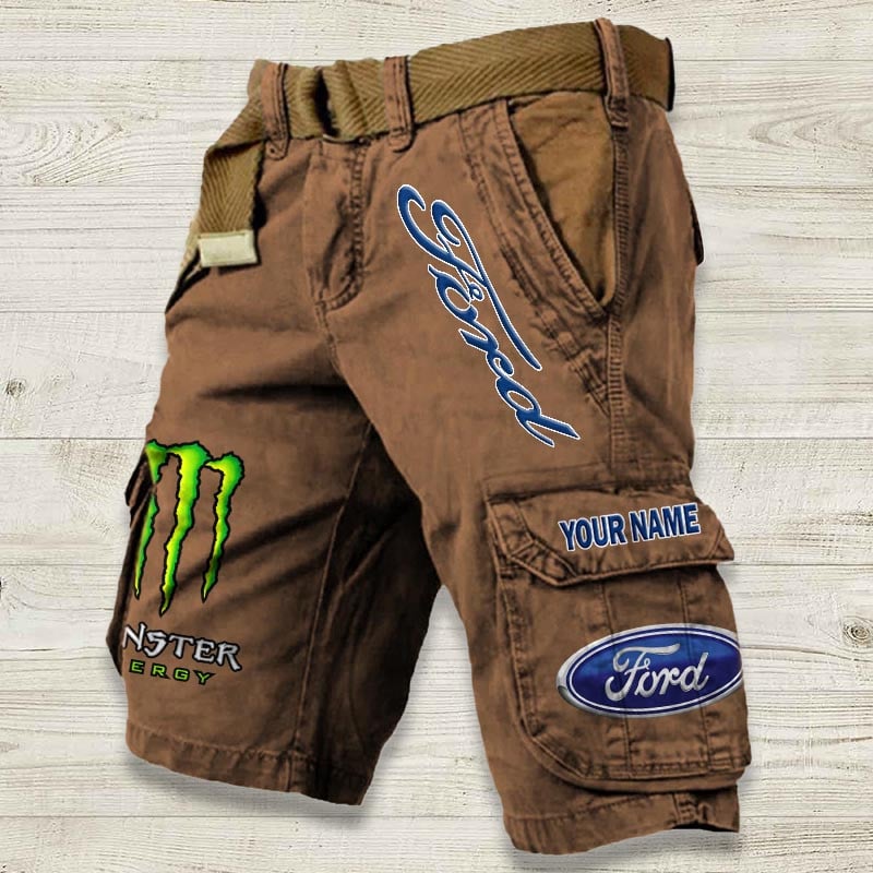 Sportswearmerch Ford Car Denim Short For Fan