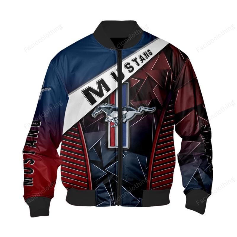 Sportswearmerch Ford Car Mustang Car Personalized Bomber Jacket For Fan
