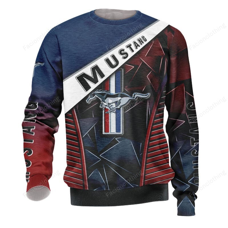 Sportswearmerch Ford Car Mustang Car Personalized Sweater For Fan