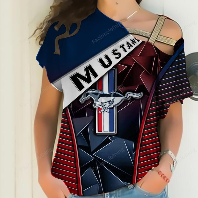 Sportswearmerch Ford Car Mustang Car Personalized Women Shirt For Fan