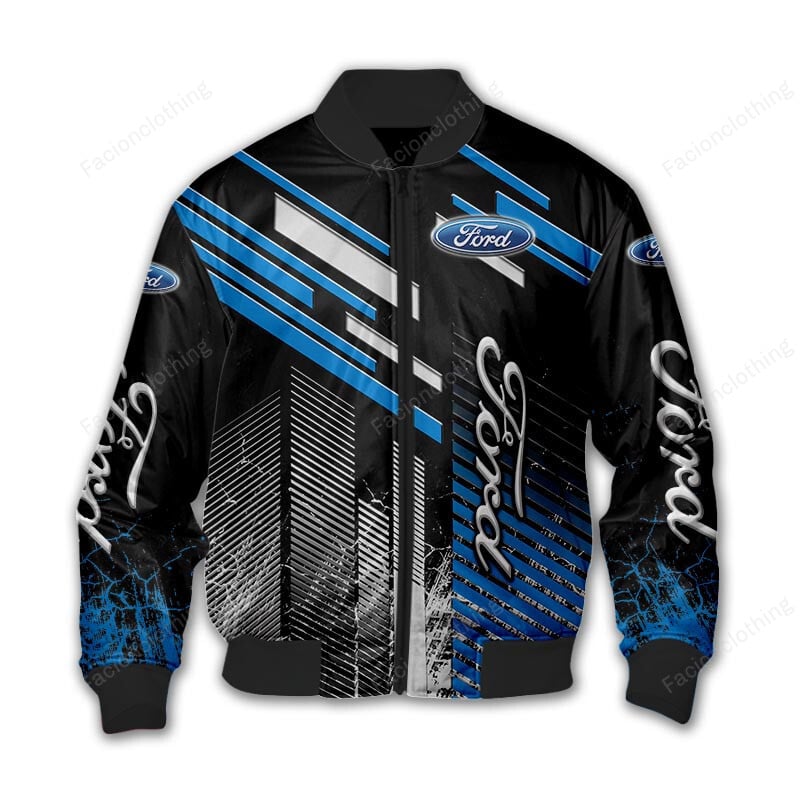 Sportswearmerch Ford Car Personalized Bomber Jacket For Fan