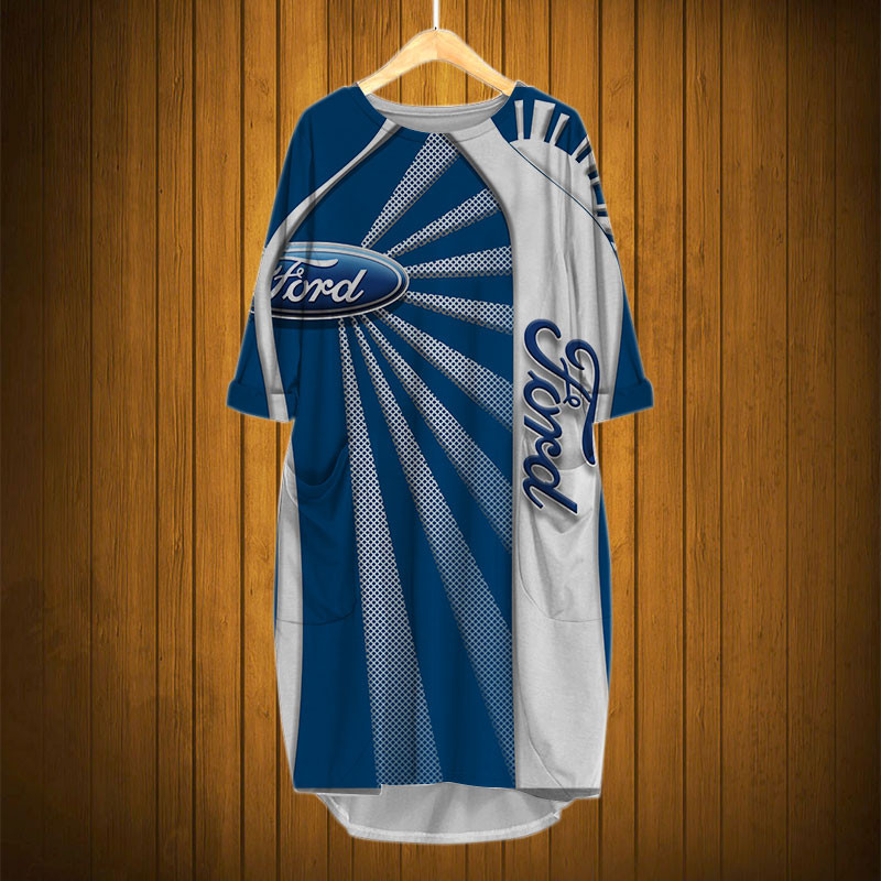 Sportswearmerch Ford Car Personalized Fashion Pocket Dress For Fan