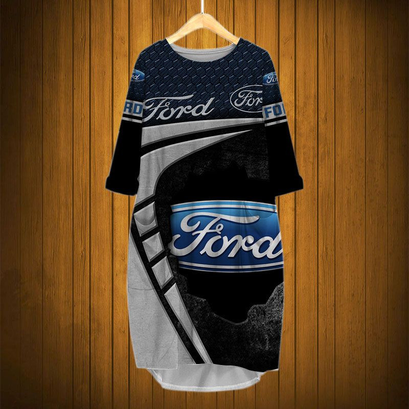 Sportswearmerch Ford Car Personalized Fashion Pocket Dress For Fan