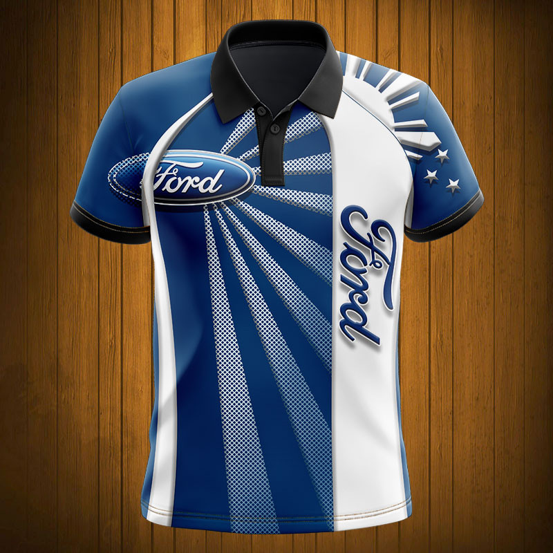 Sportswearmerch Ford Car Personalized Fashion Polo Shirt For Fan