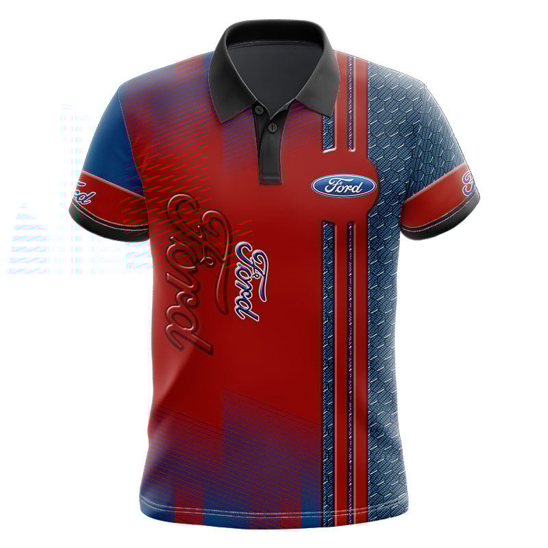 Sportswearmerch Ford Car Personalized Fashion Polo Shirt For Fan