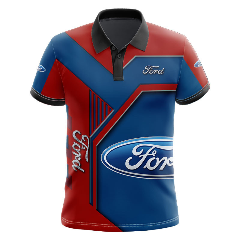 Sportswearmerch Ford Car Personalized Fashion Polo Shirt For Fan
