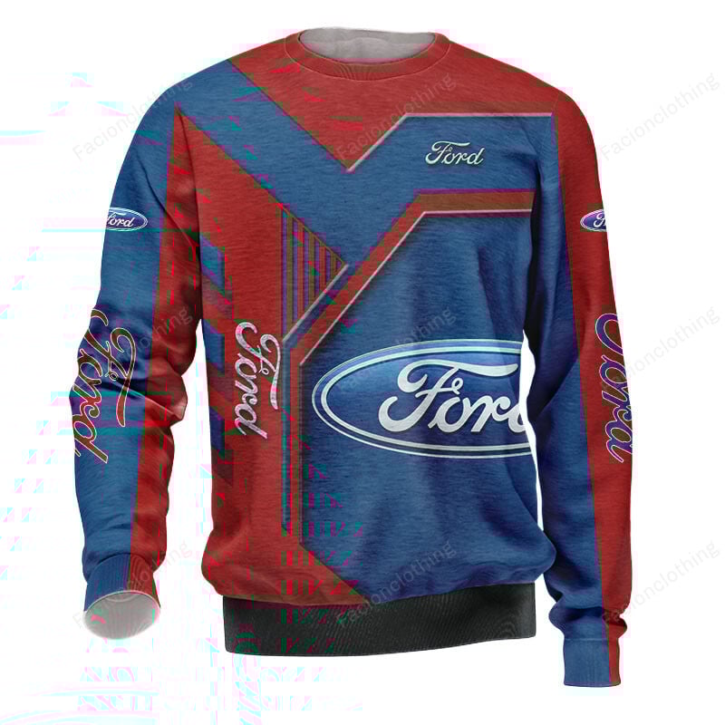Sportswearmerch Ford Car Personalized Fashion Sweater For Fan