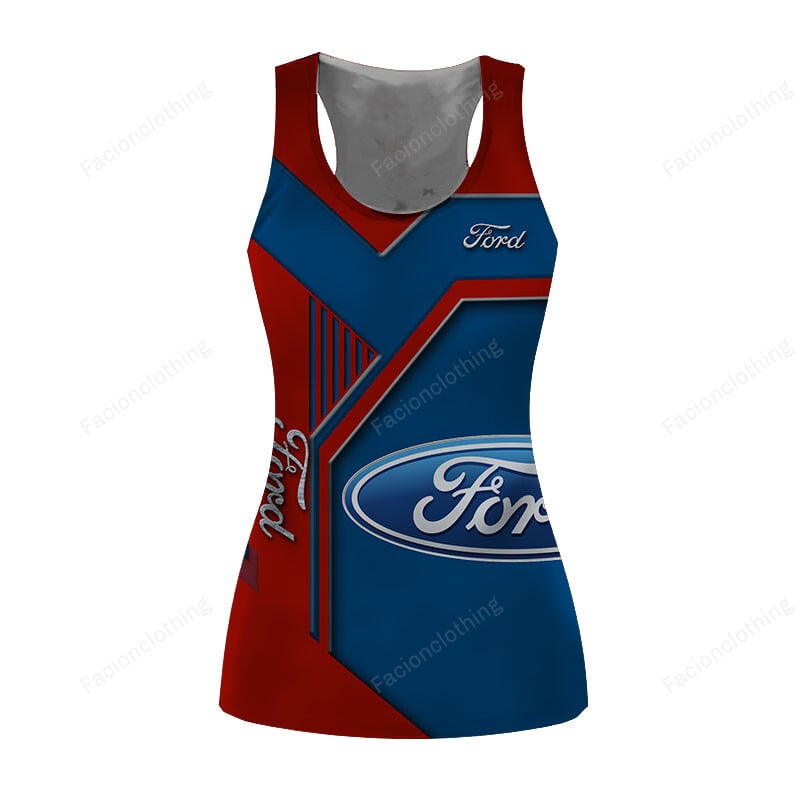Sportswearmerch Ford Car Personalized Fashion Women Tanktop For Fan