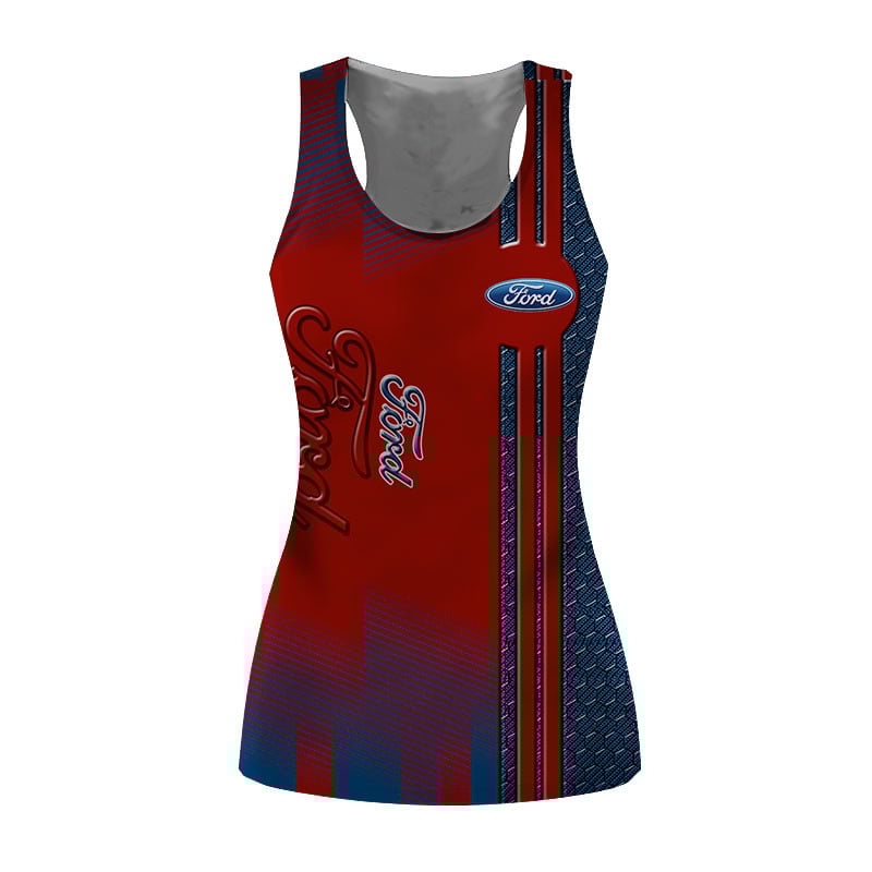 Sportswearmerch Ford Car Personalized Fashion Women Tanktop For Fan