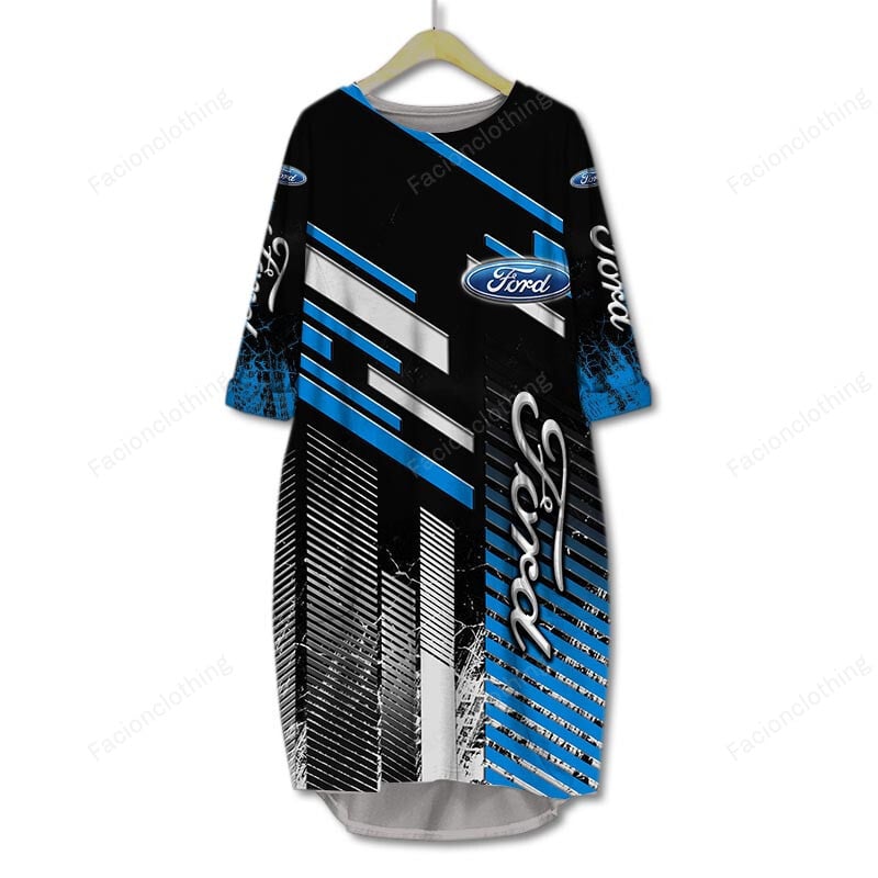 Sportswearmerch Ford Car Personalized Pocket Dress For Fan