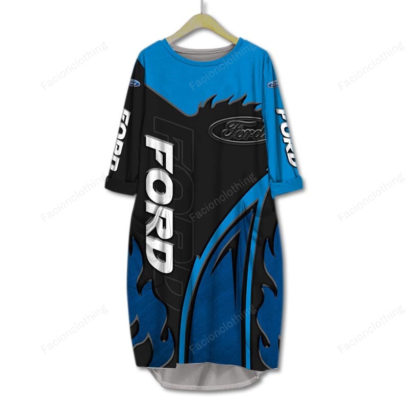 Sportswearmerch Ford Car Personalized Pocket Dress For Fan