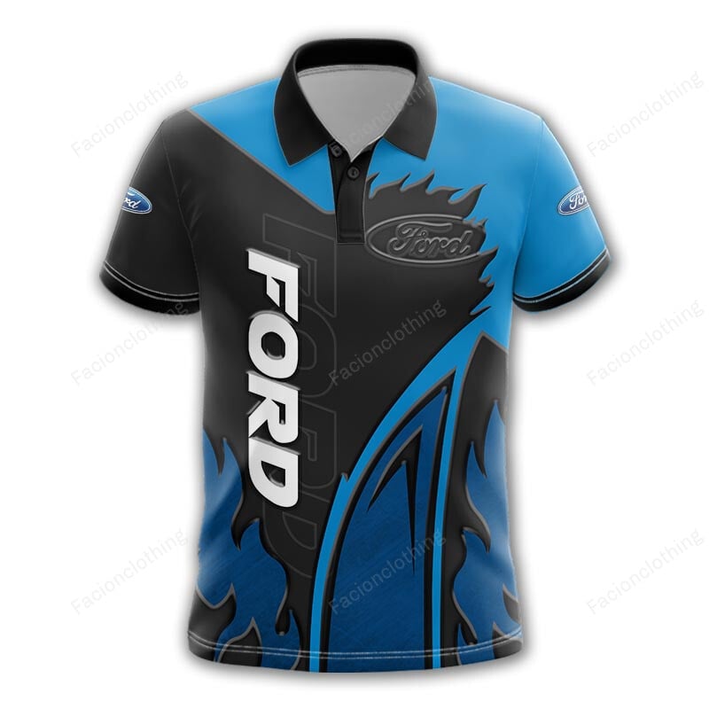 Sportswearmerch Ford Car Personalized Polo For Fan