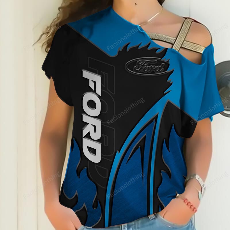 Sportswearmerch Ford Car Personalized Women Shirt For Fan